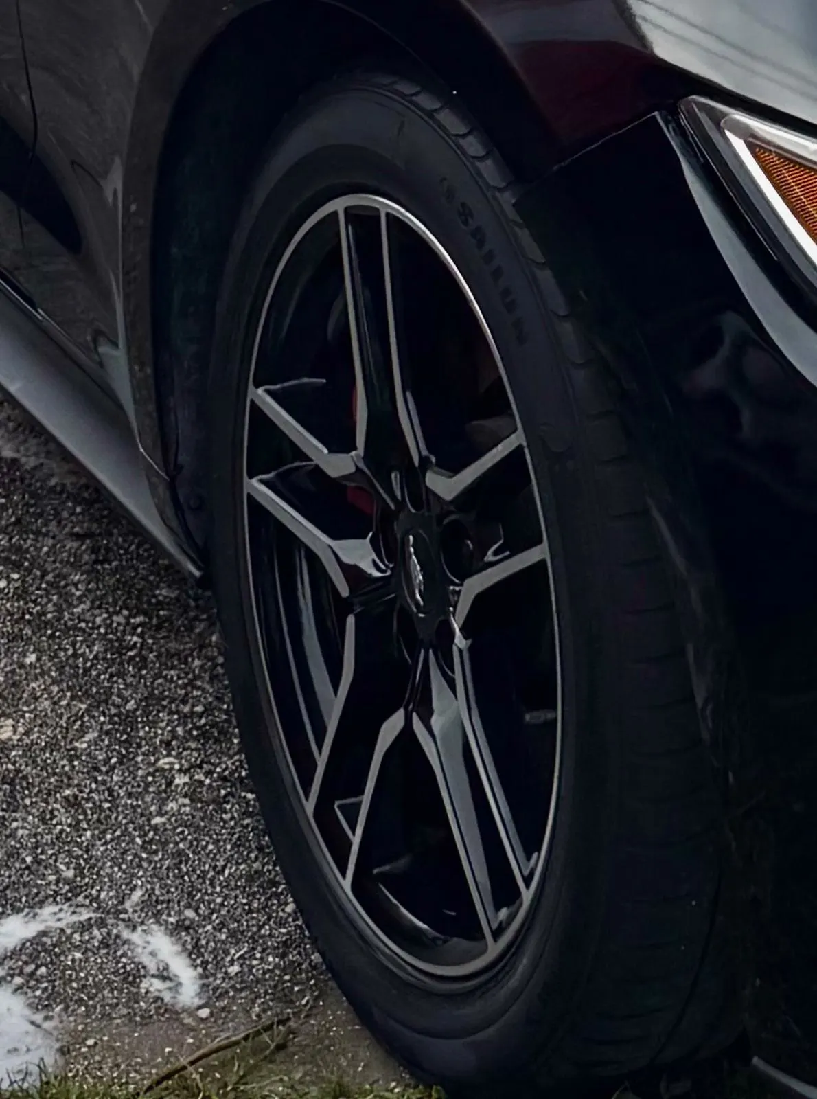 Wheel close up polish